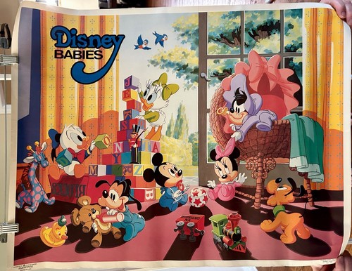 Vintage disney babies - babies, wall