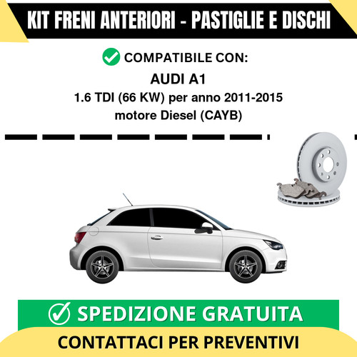 Kit freni anteriori pastiglie - kit, (pastiglie
