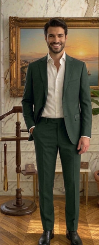 Abito uomo verde elegante - uomo,