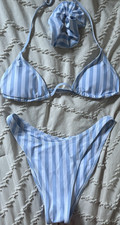 Set bikini 3 pezzi SheIn blu
