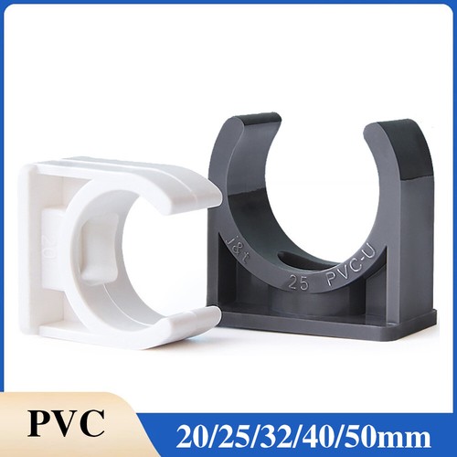 Clip per tubi aperti pvc - clip,