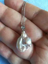 COLLANA GRANDE PERLA BAROCCA