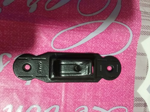 Gancio per porta - chiusura, nero