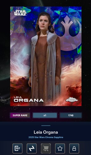Princess leia cromo zaffiro - sr,