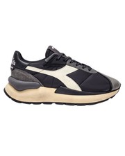 Scarpe Diadora Heritage Mercury Elite Sneaker Casual Unisex Misto Pelle Nero/Bia