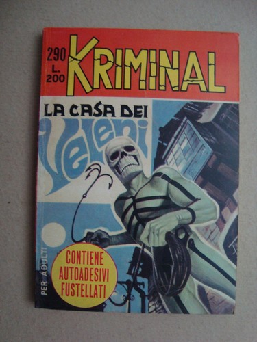 Kriminal 290 corno 1971 - n°,