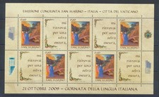 2009 San Marino, Italian Language, Joint Issue, 1 Sheetlet, MNH**