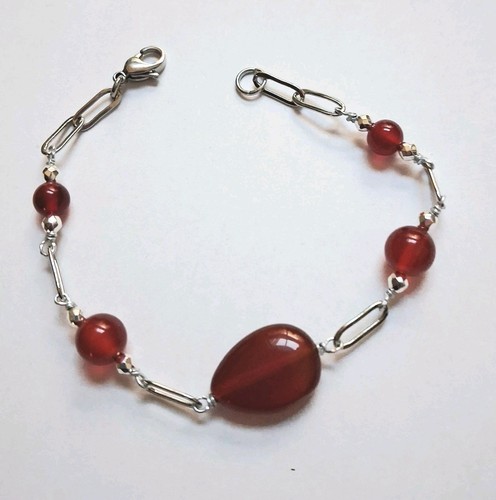 Bracciale acciaio con - bracciale, in