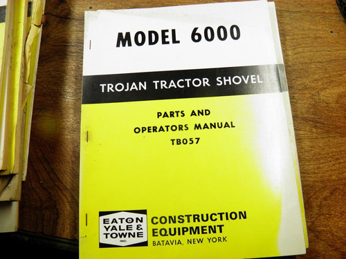 Trojan 6000 trattore pala - trojan,