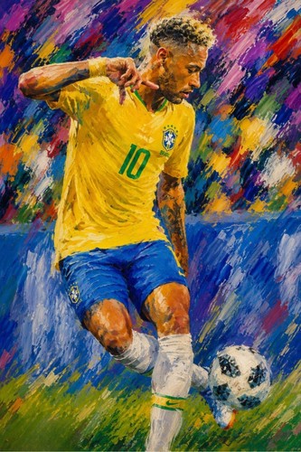 Poster calcio - calcio/calcio, neymar