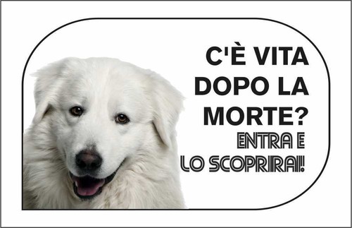 Cartello segnaletico pastore - -,