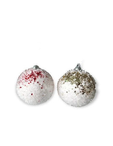 Sfera polistirolo effetto neve
