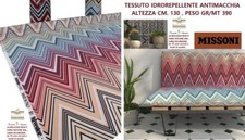 Tessuto MISSONI zig-zag a