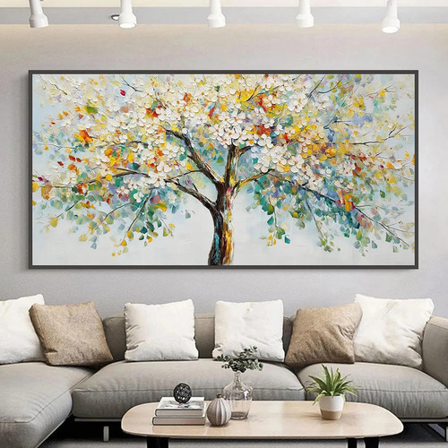 Poster albero fiorito vibrante