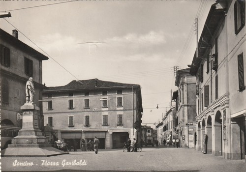 Soncino cartolina - soncino,