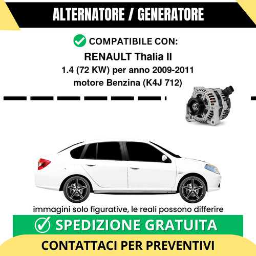 Alternatore renault thalia - thalia, ii