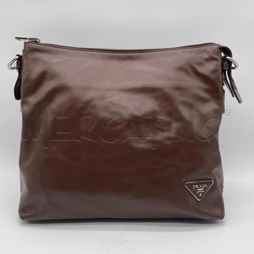 Borsa donna prada hobo - prada, marrone