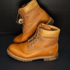 Timberland 6" stivali premium pelle venatura del legno 10061 TAGLIA 11M