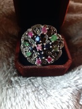 Grande anello vintage, argento