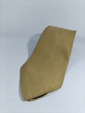 VALENTINO cravatta 100%seta silk  Tinta Unita Colore Oro  necktie A938