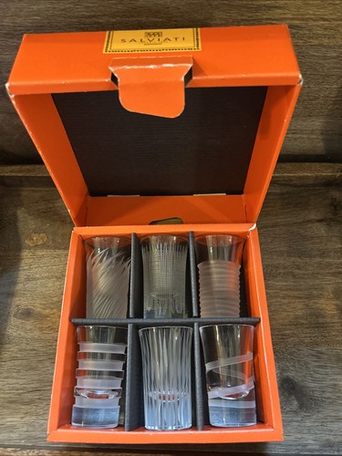 Set bicchieri salviati - 6,