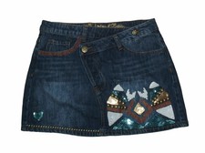 Gonna Mini Desigual Donna Blu
