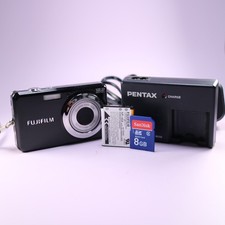 Fotocamera digitale Fujifilm FinePix J30 12,2 MP nera testata set completo funzionante