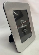 Cornice portafoto da tavolo argentata per fotografie 10,4x15,4cm arredamento