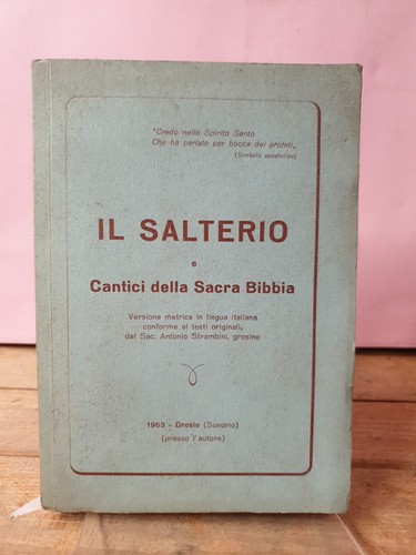 Salterio cantici della - salterio,
