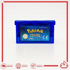 POKEMON ZAFFIRO ORIGINALE 🇮🇹 ITALIANO PILA NUOVA - NINTENDO GAME BOY ADVANCE