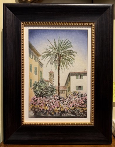 Dipinto olio cartone telato - cartone,