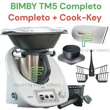 BIMBY TM5 + COOK-KEY WIFI VORWERK COMPLETO VAROMA ACCESSORI CESTELLO GARANZIA