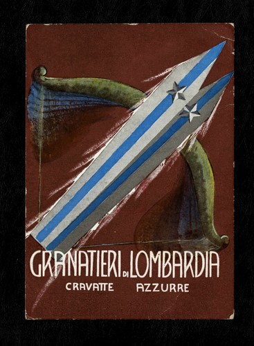Cartolina granatieri - granatieri, di