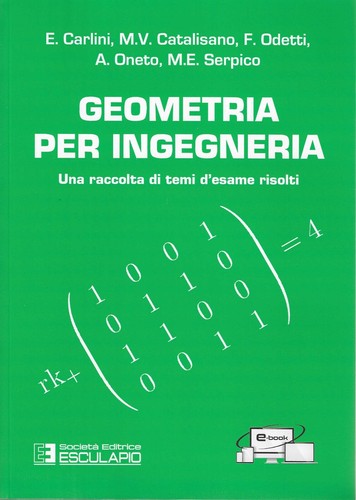 Vendo libro usato - , "geometria