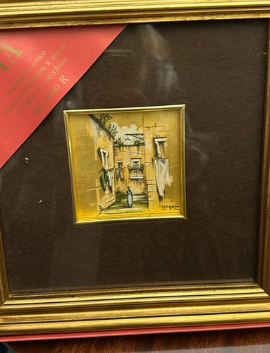 Quadro piccolo dipinto - , su