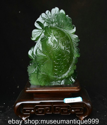 Scultura statua fengshui pesce