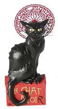 Statua gatto nero Pocket Art Le Chat Noir statuina arte museo di Steinlen