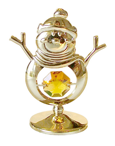 Pupazzo neve gold - pupazzo, di