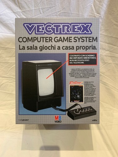 Vectrex scatola console - vectrex, vuota