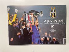 1995 1996 Bolaffi Folder Libretto Juventus in Champions League con Buste Partite