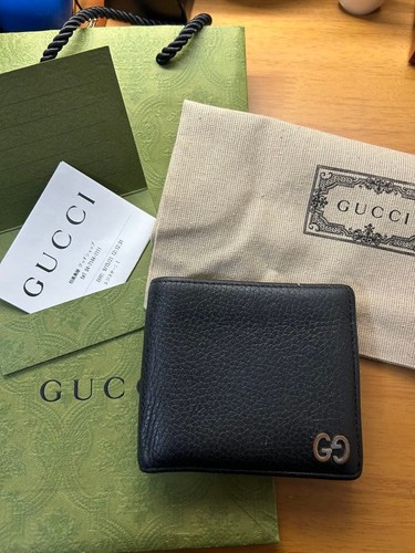 Portafoglio gucci bifold nero - gucci,