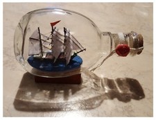 Nave in bottiglia vintage cm