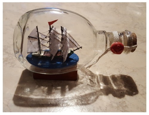 Nave bottiglia vintage - in,
