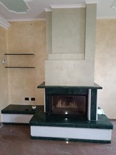 camino marca Piazzetta. Usato pochissimo. Compreso di marmi come in foto. 