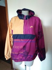 Impermeabile Vintage Donna Nike, Leggero, Taglia M Oversize, PARTICOLARE