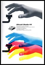 PUBB.1955 OLIVETTI STUDIO 44 PORTATILE MANI TASTIERA COLORI MACCHINA DA SCRIVERE