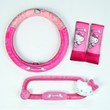 Set interni auto rosa Hello