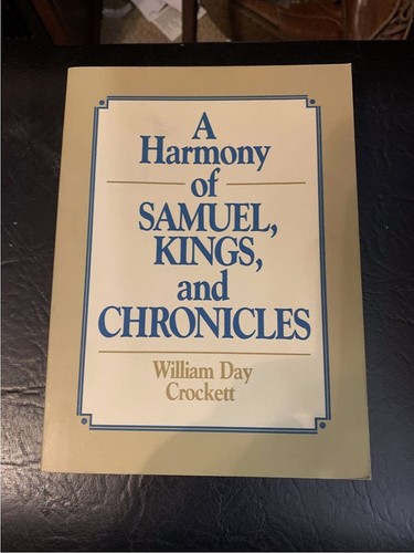 Harmony samuel kings - of,