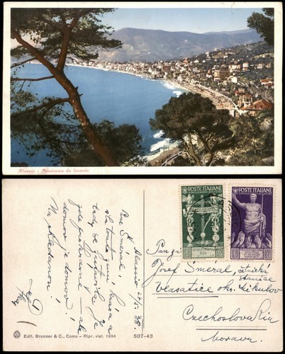 Cartolina alassio veduta - cartolina, della