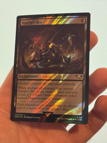 Surge foil nurgle rot - nurgle's,